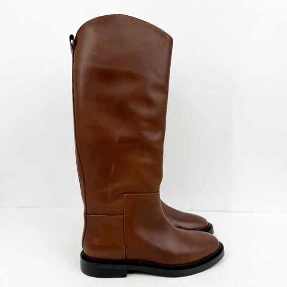 Steve Madden Womens Gaige Knee High Boots US 9.5 M Brown Leather NIB - Picture 3 of 11